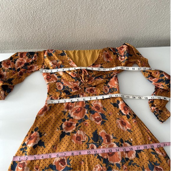 NWT $128 Free People [ 2 ] Morning Light Mini Dress in Neutral‎ Cooper - Picture 13 of 14